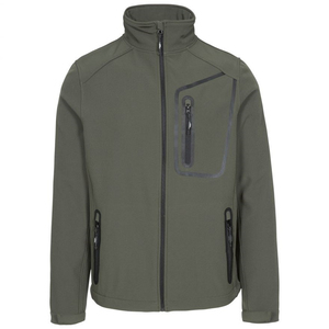 Veste à capuche en toile Softshell pour la salle de sport, logo personnalisé OEM, respirante, séchage rapide, taille plus, pour hommes, pour l'extérieur - Product Image 2