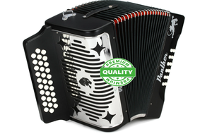 Acordeón Diatónico en Clave con 31 Botones Agudos y 12 Botones Bajos - Negro - Product Image 3