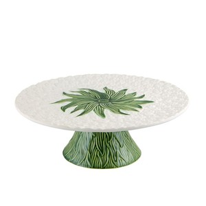 Soporte de metal para servir y decorar pasteles redondos, con acabado dorado y borde de lunares, ideal para hoteles, gran éxito de ventas. - Product Image 2