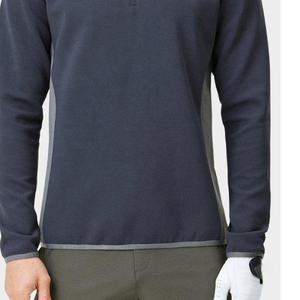 เสื้อมีฮู้ดสำหรับผู้ชายเสื้อกอล์ฟคอตั้งแบบรูดซิปผ่าครึ่งมีซิปปิด1/4สี่ส่วน - Product Image 5