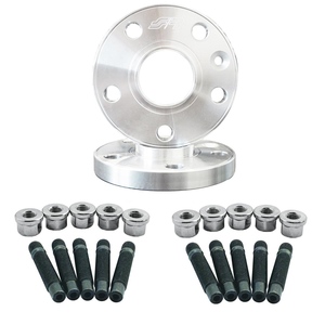 Espaciadores de rueda de 2 piezas de 12 mm 5x108 65.1 con tornillos y tuercas planas - Product Image 1