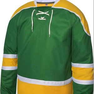 Haute Respirant 100% Polyester Équipe Chemise De Hockey Sur Glace Personnalisée Sublimation Tackle Twill Maillot De Hockey Sur Glace pour Les Jeunes - Product Image 1