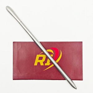 ที่ดันหนังกำพร้าและตัดเล็บสแตนเลสแบบสองด้านสำหรับขายส่ง พร้อมด้ามจับรูปทรงช้อนที่ทนทานและตัวเลือกที่ปรับแต่งได้ - Product Image 2