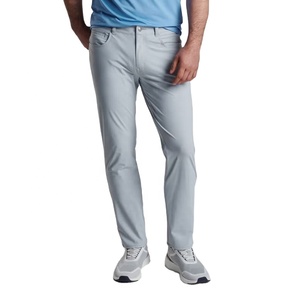 กางเกงทางการสำหรับผู้ชายกางเกงทำงานทางการทรงสลิมฟิตคลาสสิก - Product Image 1