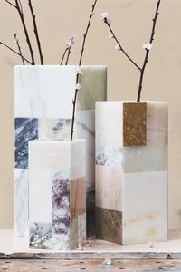 Jarrón de Flores de Mármol de Nueva Llegada para Decoración de Interiores, que Mejora el Espacio con una Textura de Piedra Natural y Acabado Calmado - Product Image 4