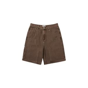 Short en jean baggy de haute qualité fait sur mesure avec broderie short en jean à double genou short en jean de qualité supérieure pour hommes - Product Image 1