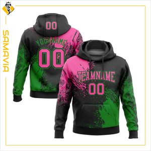 Samavia เสื้อฮู้ดสวมหัวแนวสปอร์ตพิมพ์ลายเต็มตัวสำหรับผู้หญิงและผู้ชายสำหรับฤดูร้อน - Product Image 1