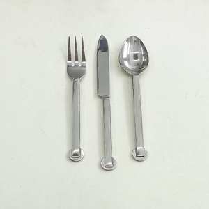 Ensemble de couverts en acier inoxydable martelé poli miroir, durable et luxueux, pour usage quotidien, cuillères et fourchettes, compatibles lave-vaisselle pour la famille - Product Image 6