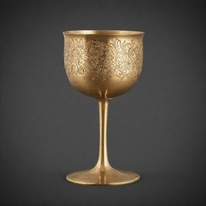 EucharistCup Sainte Trinité Vintage Église Verre À Vin En Laiton Gravé Tasse De Communion avec Design Sacré Classique pour L'utilisation Du Culte - Product Image 6