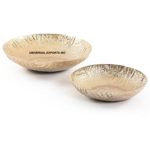 Juego de Dos Tazones para Chocolate con Acabado Dorado Antiguo, Tazón Decorativo para Dulces, Tazón para Chocolate Nuevo de Diseño de Alta Calidad y Lujo - Product Image 6