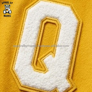 Chaquetas Varsity Bordadas de Peso Pesado, Corte Holgado, Bordado de Alta Calidad, MOQ Bajo, Gran Venta - Product Image 4