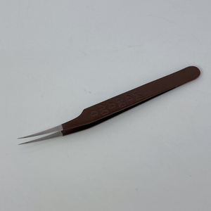 Pinzas para pestañas, logotipo personalizado, Etiqueta Privada, punta de fibra de acero inoxidable, venta al por mayor, pinzas de extensión de punta de fibra - Product Image 4
