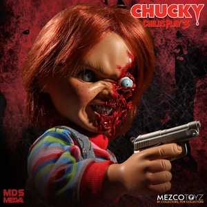 Muñeco Chucky de 15 Pulgadas con Cara de Pizza Parlante para Niños, Juguete de Estilo Blythe con Funcionamiento a Pilas, Modelo de Dibujos Animados de Porcelana y Vinilo - Product Image 3