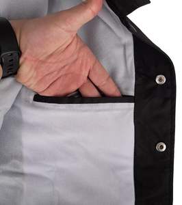 Chaqueta Cortavientos Informal con Capucha, de Poliéster/Nailon, Color Sólido - Product Image 2