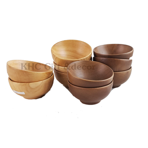 Juego de cuencos de madera ecológicos de nuevo diseño del fabricante ODM/OEM cuencos de ensalada de arroz para cena personalizados al por mayor para fiestas - Product Image 1