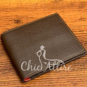 Nouvellement personnalisé hommes décontracté court hommes portefeuilles nouveau antivol véritable cuir de vachette sac à main porte-carte meilleur cadeau pour hommes - Product Image 1