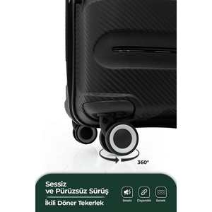 Ensemble de bagages en polypropylène PP organique incassable Artemis, 2 pièces (taille moyenne et cabine), unisexe - Product Image 5