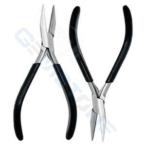 Hair <b>Extension</b> Pliers Professional Micro Ring <b>Bead</b> Tool Flat Nose Pliers 7 Inch Stainless Steel with Non-Slip Handle - Product Image 4