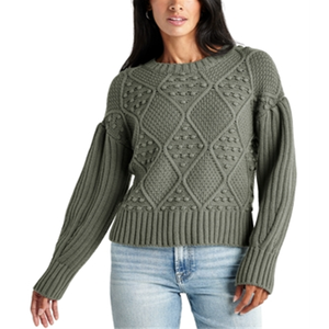 Splendido Maglione Casual da Donna Leonie in Stile Western, Sottile e Traspirante, con Logo Personalizzato Frontale e Stampa 3D per Autunno/Inverno - Product Image 1