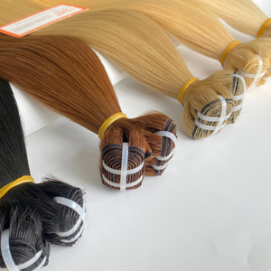 Best-seller Extensions de cheveux russes à double cuticule alignée Couleur Machine Trame de cheveux humains naturels - Product Image 2