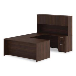 Alera AE1NZK-S2472UF Serie Mahogany Seville de 72 pulgadas. X 24 pulgadas X 29 Pulgadas Mueble de Oficina con Pedestal Derecho - Product Image 5