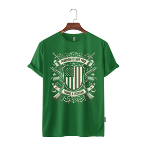 T-shirt décontracté pour homme 2026, 100 % coton, manches courtes, fabrication OEM, logo personnalisé, grande taille, écologique, respirant - Product Image 4