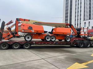 450AJ Ramasseur de cerises hydraulique remorquable pour tables élévatrices à flèche 20m 18m 16m 14m 12m 10m 8m Plate-forme élévatrice 300kg Charge en acier - Product Image 6