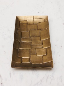 ถาดโลหะทำด้วยมือทรงสี่เหลี่ยมสำหรับงานแต่งงานในบ้าน - Product Image 5