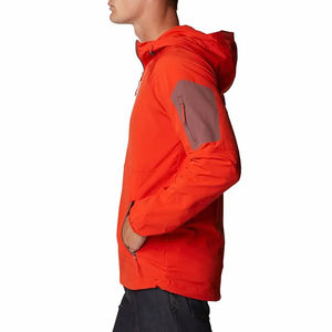 Veste Softshell pour Hommes, Vêtement d'Extérieur Coupe-Vent à Capuche, Fermeture Éclair Intégrale, Imperméable, Vente en Gros - Product Image 2