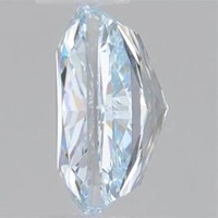 Diamante Sintético de Alta Calidad de 1.00 Quilates, Corte Cojín Alargado, Color Azul Fantasía, Gema Suelta Certificada por IGI, HUMERA JEWELS HU-47
