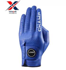 Gants de golf en peau de mouton avec logo et design personnalisés pour les golfeurs officiels Gants de golf offrant la meilleure performance avec un meilleur contrôle et une meilleure adhérence - Product Image 1