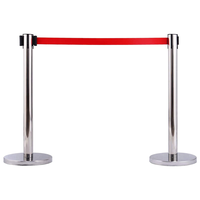 Ligne de file d'attente personnalisée ceinture de contrôle des foules barrière poteau poteau support système diviseurs Stanchion