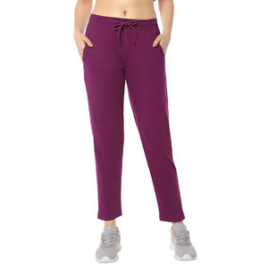 Nouveau style de pantalon de survêtement en toile pour femmes, coupe évasée, devant plat, décontracté, logo personnalisé, couleur unie, service OEM personnalisé - Product Image 2