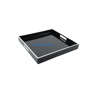 ถาดเสิร์ฟไม้ MDF สุดสร้างสรรค์สีฟ้าเคลือบสุดสร้างสรรค์สำหรับบ้านหรือโรงแรมปรับขนาดได้ตามต้องการ - Product Image 4