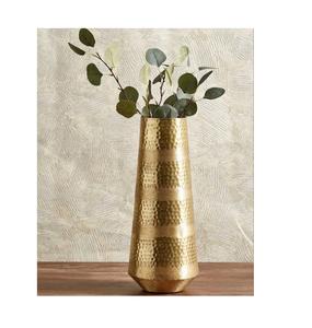 Modern <b>Vintage</b> Inspired Metal Flower <b>Vase</b> with Timeless Antique Charm for Weddings Events Home Interior Decorations - Product Image 4
