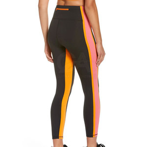 Diseño personalizado de las mujeres de Yoga desgaste Legging de alta calidad de las mujeres de entrenamiento Leggings sin costuras mejor precio Spandex / Nylon mujeres Leggings - Product Image 3