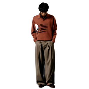 Pull de tennis en tricot fin, fil texturé doux, design graphique de terrain, vêtements d'hiver de qualité supérieure, coupe décontractée, tricot décontracté - Product Image 1