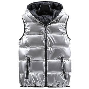 Vente chaude personnaliser nouveau gilet brillant de qualité haut de gamme gilet pour hommes gilets multi-poches vestes pour hommes - Product Image 2