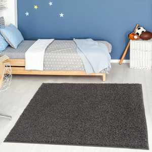 Ensemble de tapis Myshaggy en gris foncé uni, 60 x 110 cm - Product Image 5