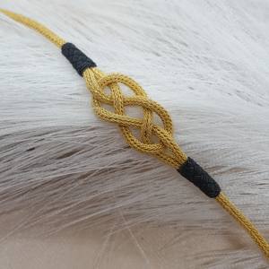 Anatolian Handmade 999 <b>Sterling</b> <b>Silver</b> Handknitted Gold Plated Kazaz Chain <b>Bracelet</b> Fine <b>Silver</b> Unique Dianty Unisex Jewellery - Product Image 6