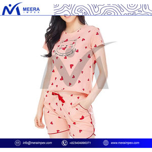 Sofisticado conjunto doble de Salón de verano para mujer, lujosa camisa abotonada de satén y pantalones relajados con estampado para ropa informal - Product Image 3