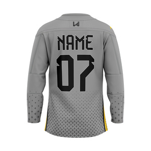 Jersey de Hockey sobre Hielo Personalizado con Impresión por Transferencia de Calor, 100% Poliéster, Elástico en Cuatro Direcciones, Uniforme de Hockey sobre Hielo para Equipos Adultos - Product Image 5