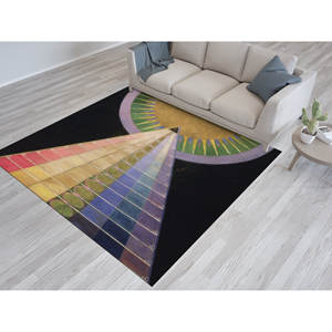 Alfombra Impresa Lavable a Máquina con Diseño de la Obra de Arte del Grupo X de Hilma af Klint, Alfombra Suave con Pelo - Product Image 5