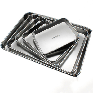 Plateau pour instruments chirurgicaux en acier inoxydable certifié ISO13485, plateau de traitement chirurgical manuel de haute qualité, tailles personnalisées - Product Image 4