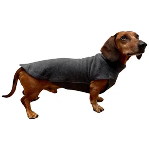Teckel Pak Met Het Beste Warme Materiaal, Omkeerbare Hondenkleding Met Verstelbare Riem Hondenjas Door Fugene Industrieën