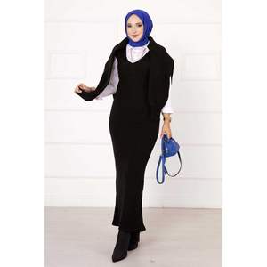 Ensemble 2 pièces court noir à motif régulier LSTD Body 165cm Turquie - Product Image 2