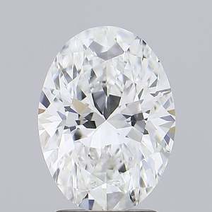 3.45 ct Diamant ovale de laboratoire certifié IGI Couleur F VS1 Clarity Lab-Stone - Product Image 1