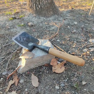 Mini Pelle de survie artisanale médiévale robuste et durable: votre outil parfait pour la survie - Product Image 6