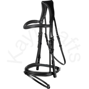 Mềm độn ngựa Bridle với có thể tháo rời <span class=keywords><strong>aachen</strong></span> dây đeo noseband crownpiece và cong trán ban nhạc kết hợp ngựa sản phẩm - Product Image 1