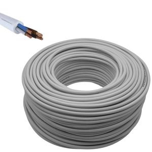 Cavo elettrico grigio Tutor a quattro poli ignifugo cavo di alimentazione flessibile gommato da 50 metri con conduttore di sezione - Product Image 1